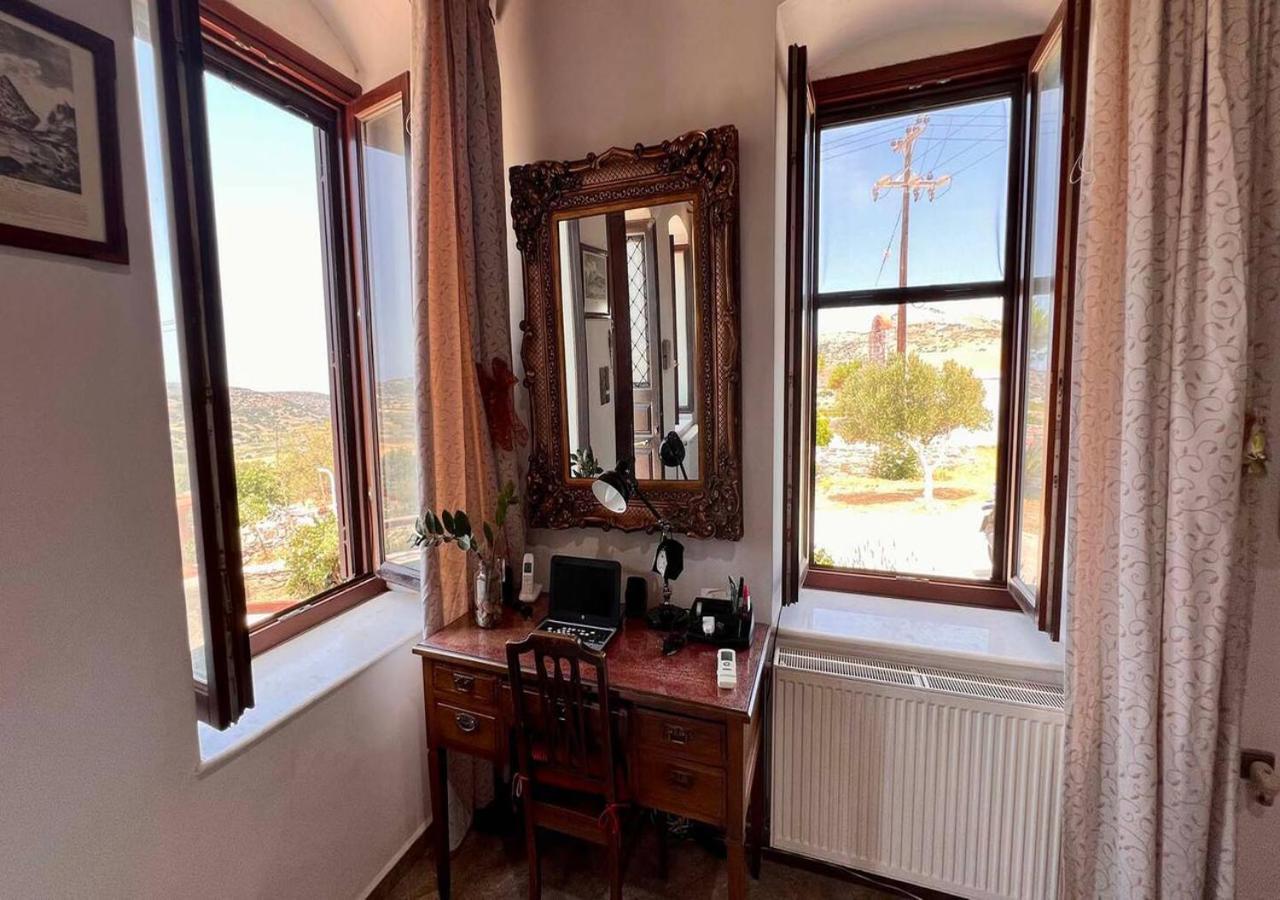 Πέτρινο Εξοχικό Σπίτι Στη Σύρο Agros  Kültér fotó