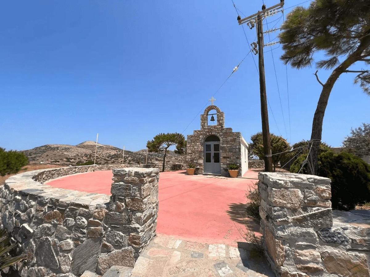 Πέτρινο Εξοχικό Σπίτι Στη Σύρο Agros  Kültér fotó