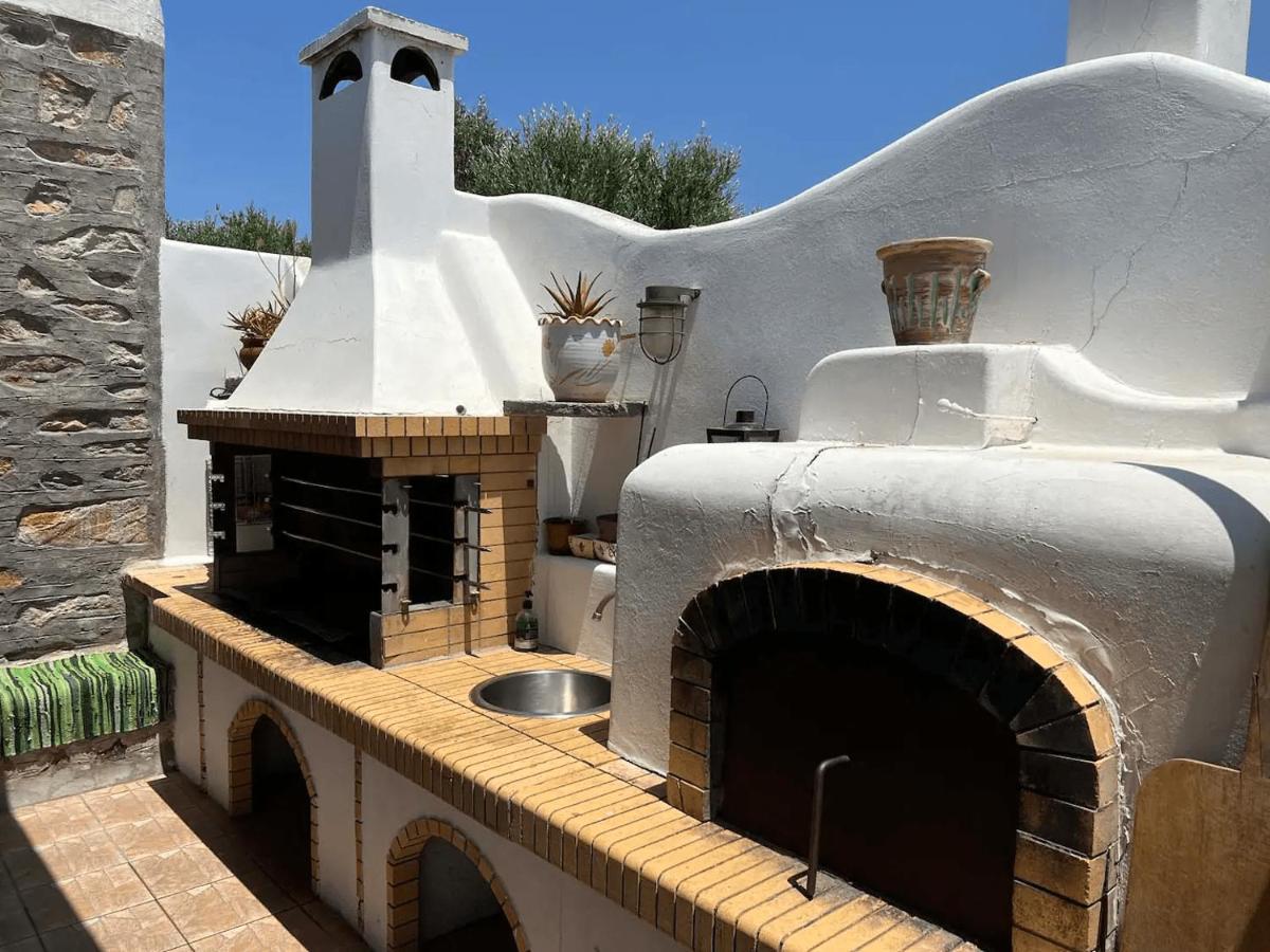 Πέτρινο Εξοχικό Σπίτι Στη Σύρο Agros  Kültér fotó