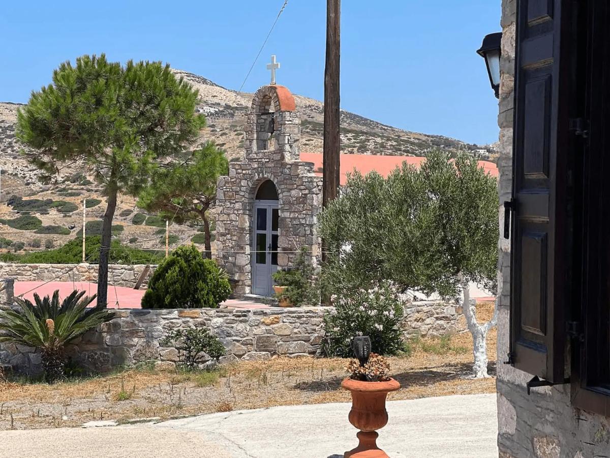 Πέτρινο Εξοχικό Σπίτι Στη Σύρο Agros  Kültér fotó