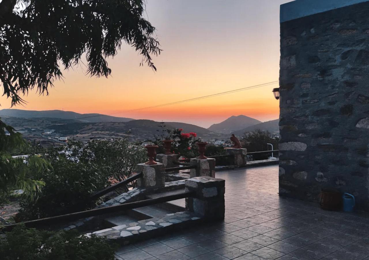 Πέτρινο Εξοχικό Σπίτι Στη Σύρο Agros  Kültér fotó